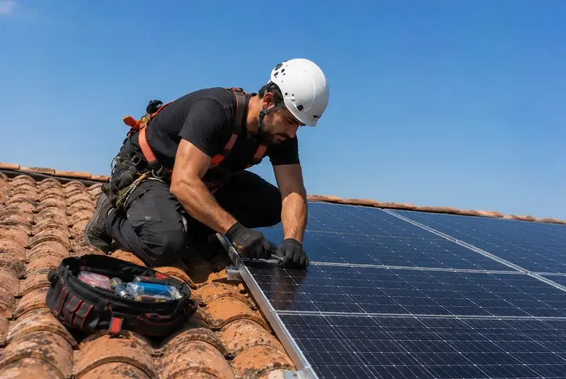 Maintenance et monitoring de panneaux solaires à Saint-Loubouer