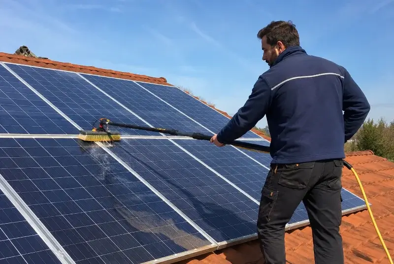 Nettoyage et entretien de panneaux solaires à Saint-Loubouer